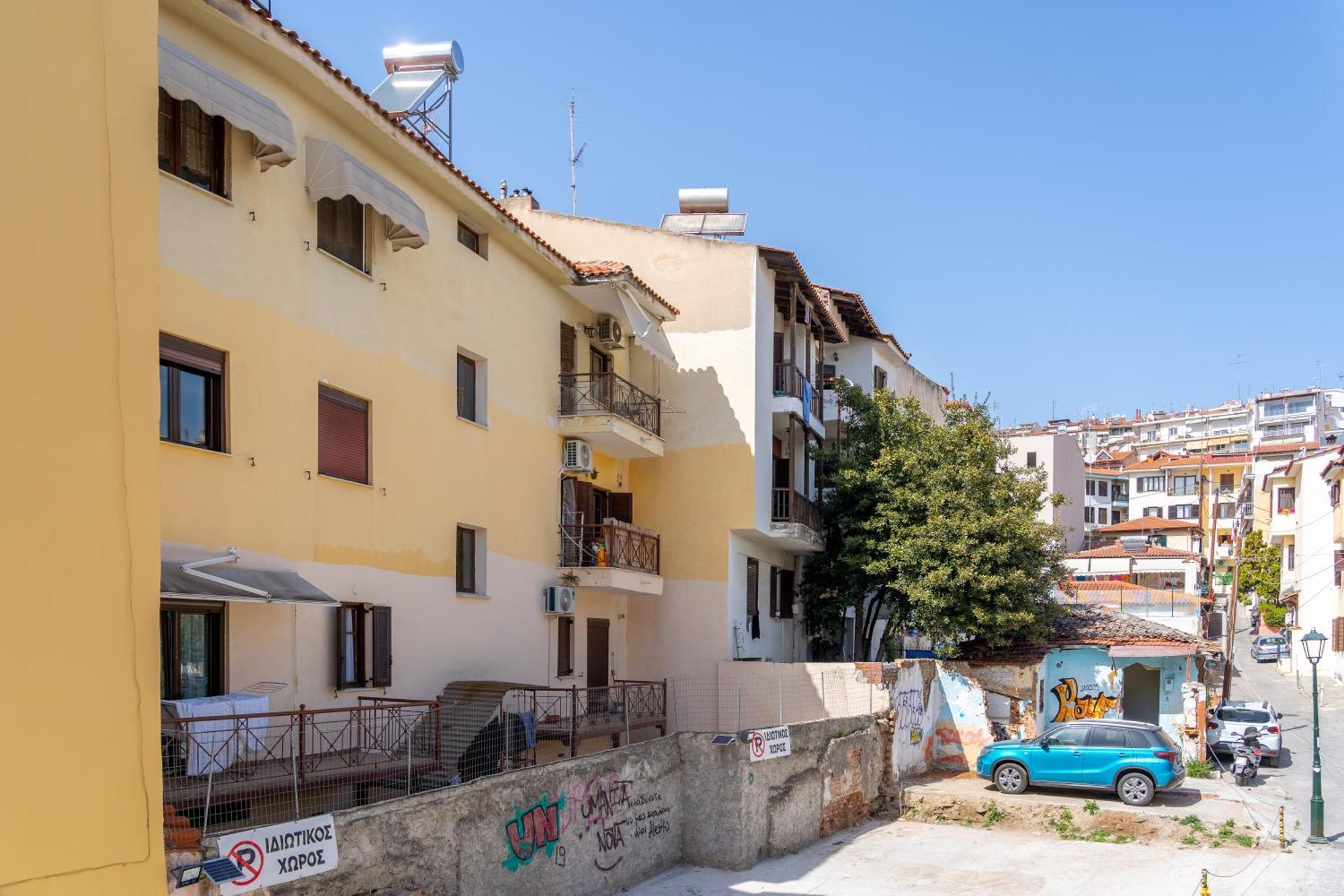 Ferienwohnung Thess Old Town With Free Private Parking Thessaloniki Exterior foto